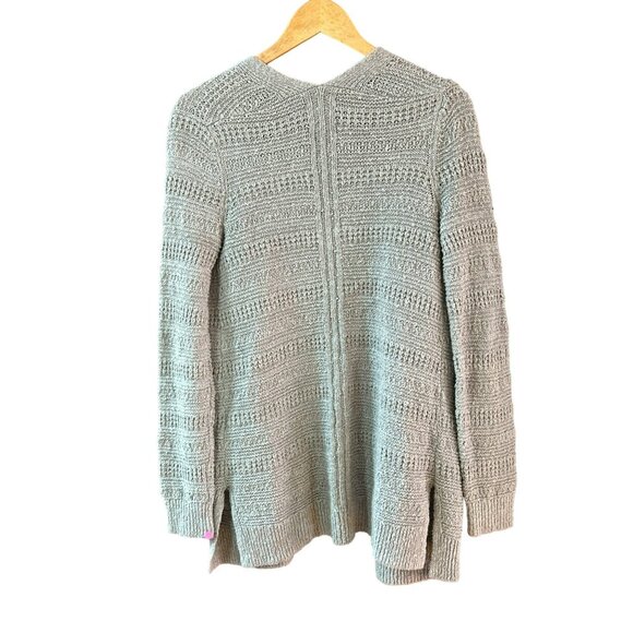 Abercrombie & Fitch Gray Open Front Cardigan Size XS Y2K Grunge 1990s Academia - Picture 4 of 4